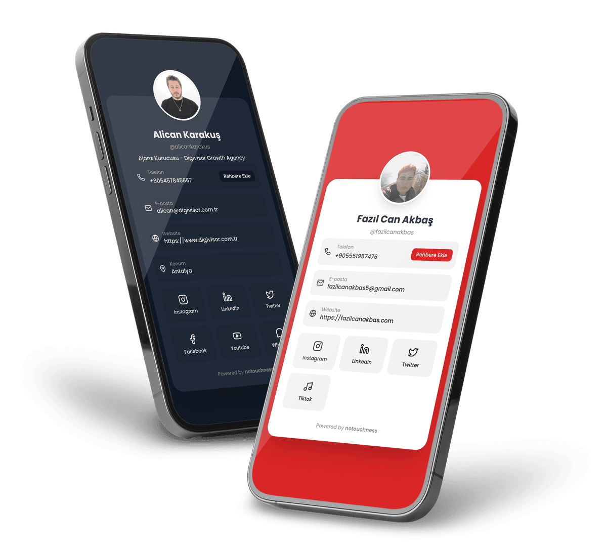 Notouchness Mobile App
